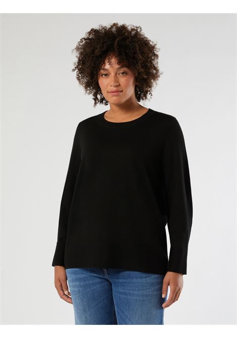 Maglia in misto lana Ninfe NERO PERSONA by M.Rinaldi | NINFE006